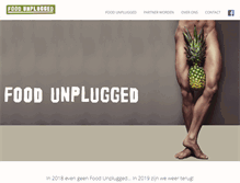 Tablet Screenshot of food-unplugged.com